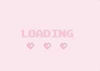 a pink background with the word loading on it